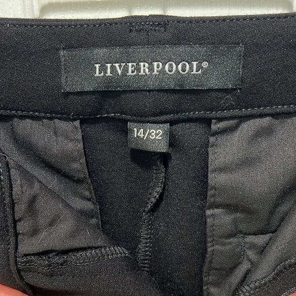 Liverpool Los Angeles Kelsey Ponte Knit Trouser Pants - Black Size 32 / 14 - Picture 8 of 10
